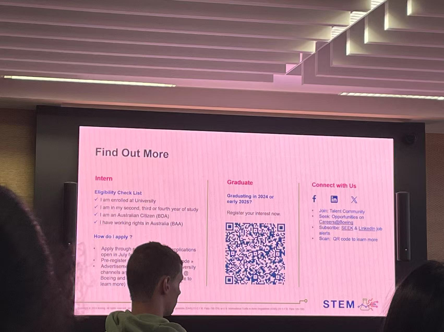 Boeing Graduate Program Session