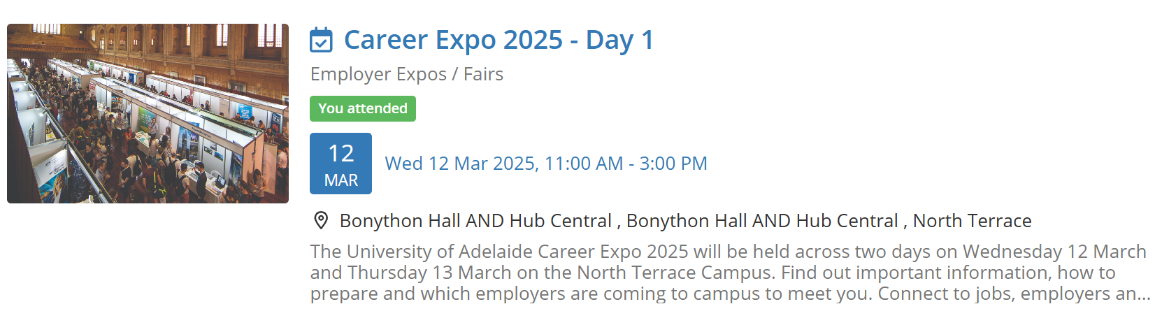 Career Expo Event